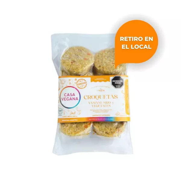 Casa vegana croquetas yamani mijo y vegetales